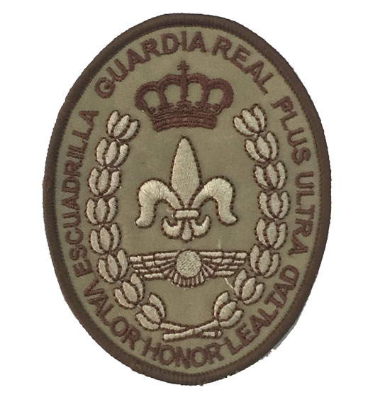 Escudo Bordado Guardia Real Plus Ultra árido